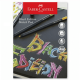 Bloco de Papel Faber - Castel Sketch Pad Black Edition A3 - Papelaria Encantada