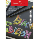 Bloco de Papel Faber - Castel Sketch Pad Black Edition A5 - Papelaria Encantada