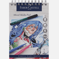 Bloco papel Mixed Media Pad A4 Faber - castell - Papelaria Encantada