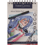 Bloco papel Mixed Media Pad A5 Faber - castell - Papelaria Encantada
