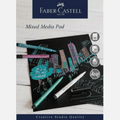 Bloco papel Mixed Media Pad black A5 Faber - castell - Papelaria Encantada