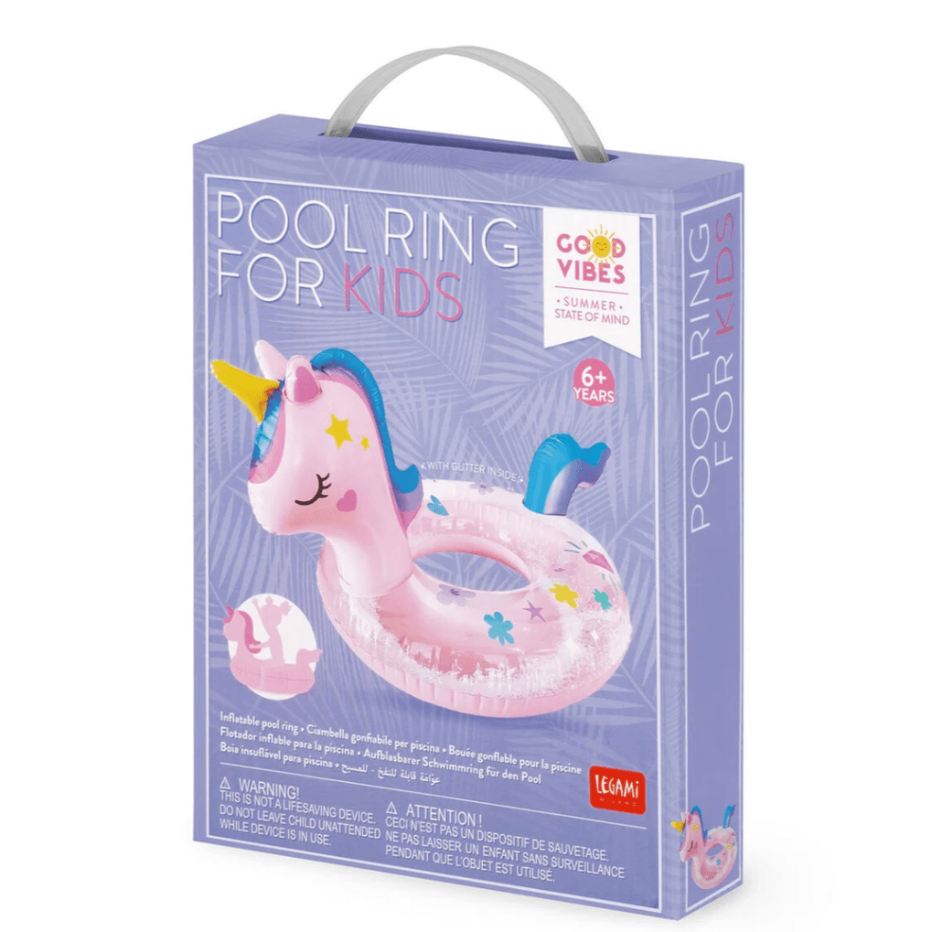 Boia de piscina infantil - Unicórnio - Legami - Papelaria Encantada