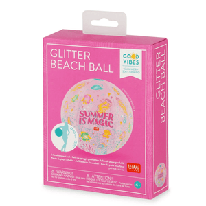 Bola de Praia Insuflável "O Verão é Mágico" - Bola de Praia com Glitter - Legami - Papelaria Encantada