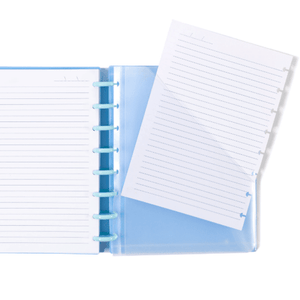 Bolsa de Documentos A4 para Caderno Ingeniox Duplo PP Transparente - Papelaria Encantada