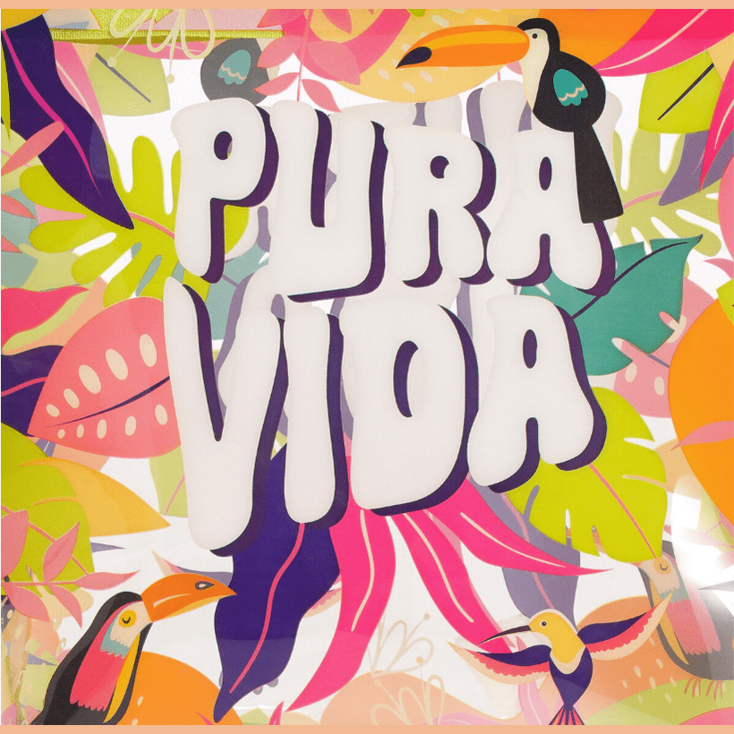 Bolsa de praia Legami - Pura vida - Papelaria Encantada