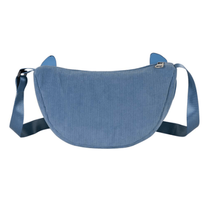 Bolsa oval azul Lilo e Stitch Roy - Papelaria Encantada