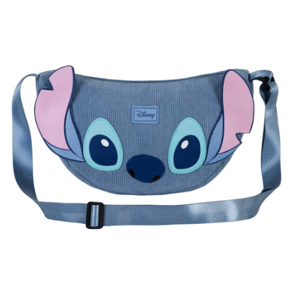 Bolsa oval azul Lilo e Stitch Roy - Papelaria Encantada