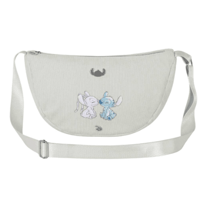 Bolsa Oval Roy Off-white Lilo e Stitch Lilo e Stitch Tender - Papelaria Encantada