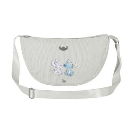 Bolsa Oval Roy Off-white Lilo e Stitch Lilo e Stitch Tender - Papelaria Encantada