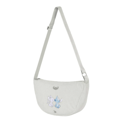 Bolsa Oval Roy Off-white Lilo e Stitch Lilo e Stitch Tender - Papelaria Encantada