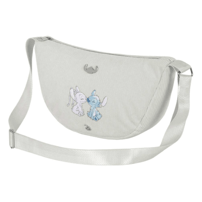 Bolsa Oval Roy Off-white Lilo e Stitch Lilo e Stitch Tender - Papelaria Encantada