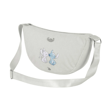 Bolsa Oval Roy Off-white Lilo e Stitch Lilo e Stitch Tender - Papelaria Encantada