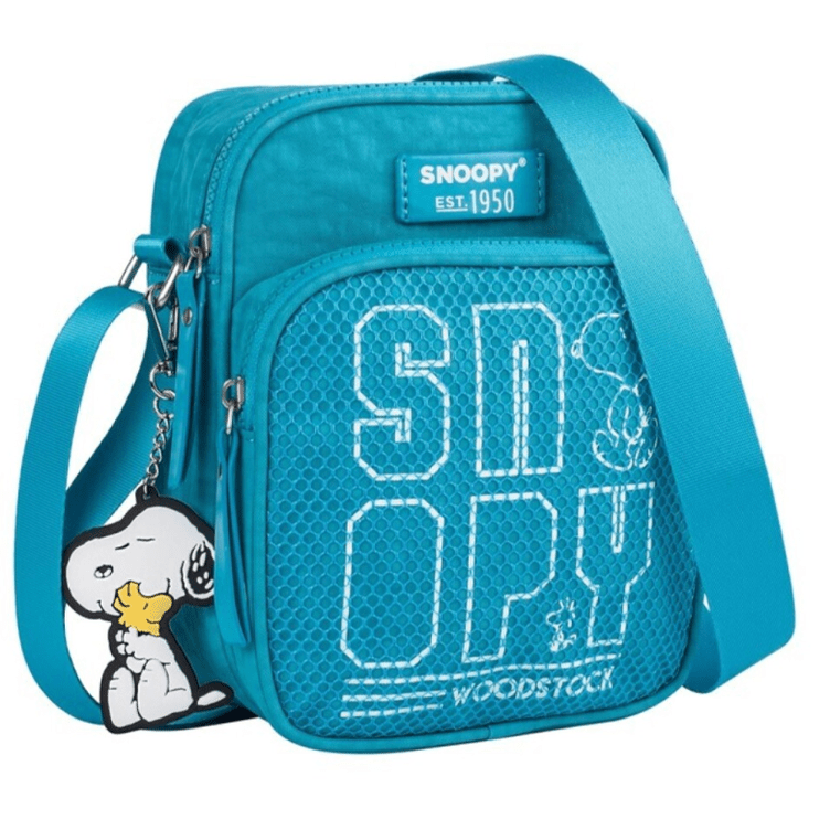 Bolsa Snoopy Azul - Papelaria Encantada