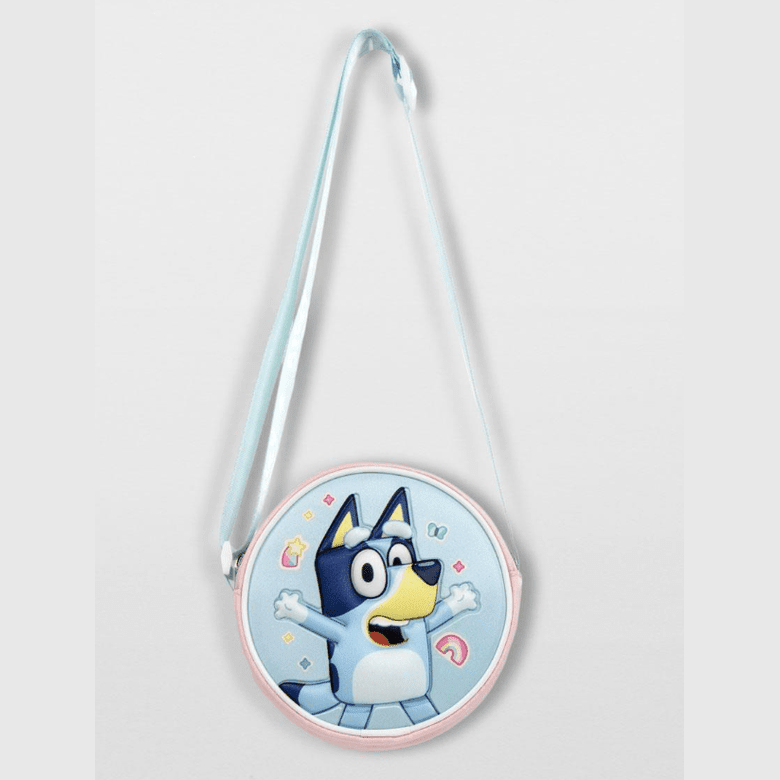 Bolsa tiracolo Bluey - Papelaria Encantada