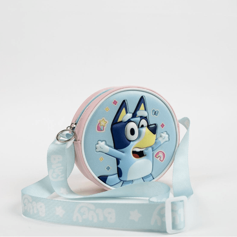 Bolsa tiracolo Bluey - Papelaria Encantada