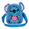 Bolsa tiracolo peluche coração do Stitch da Disney - Papelaria Encantada