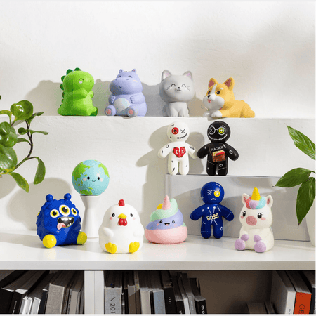 Boneco anti - stress Cocô Legami - Papelaria Encantada