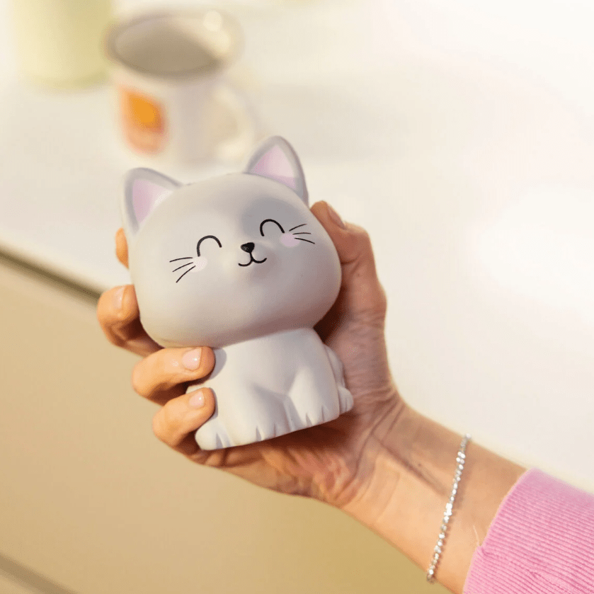 Boneco anti - stress Gato legami - Papelaria Encantada