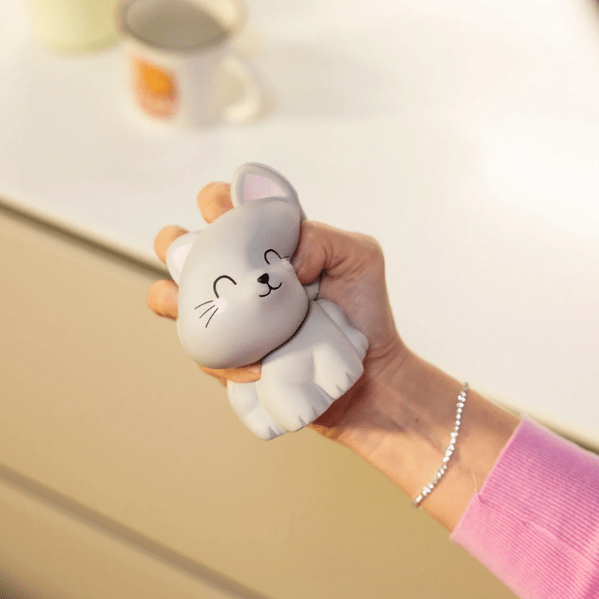 Boneco anti - stress Gato legami - Papelaria Encantada