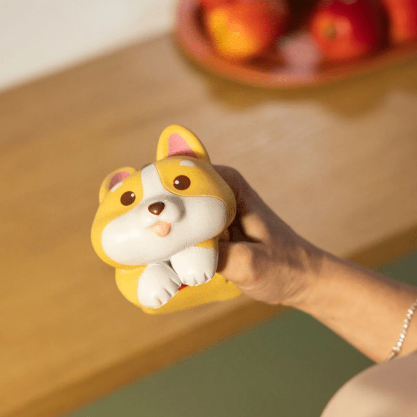 Boneco anti - stress legami Corgi - Papelaria Encantada