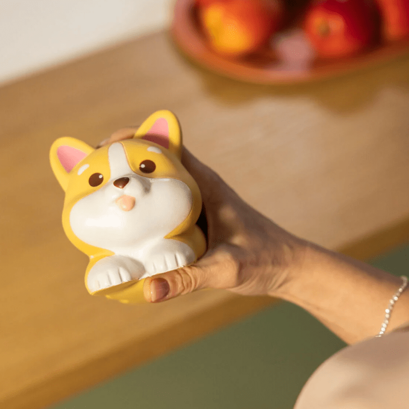 Boneco anti - stress legami Corgi - Papelaria Encantada