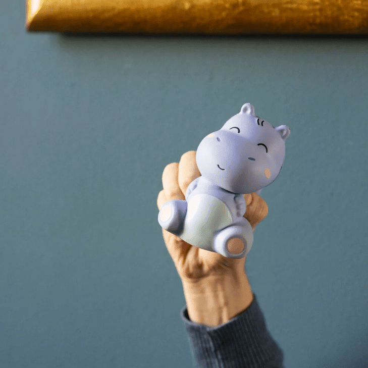 Boneco anti - stress legami Hippo - Papelaria Encantada
