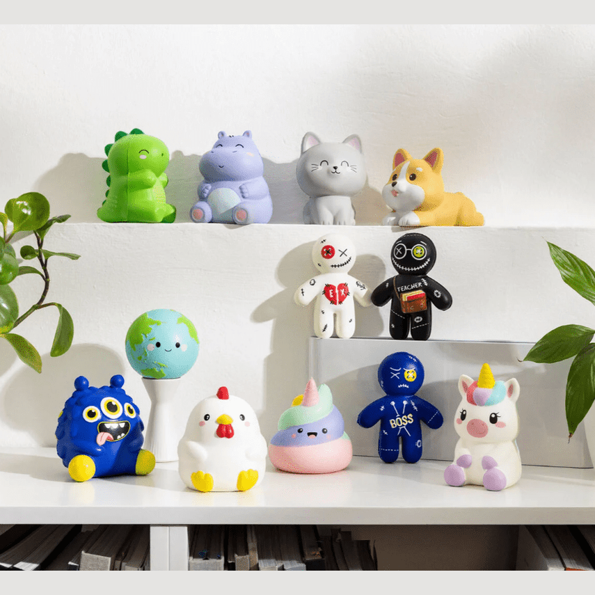 Boneco anti - stress legami Hippo - Papelaria Encantada
