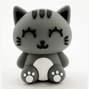 Borracha 3D itotal Gato Cinzento - Papelaria Encantada