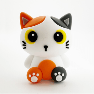 Borracha 3D itotal Gato Laranja - Papelaria Encantada