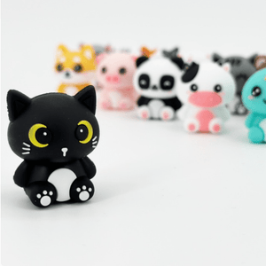 Borracha 3D itotal Gato Preto - Papelaria Encantada