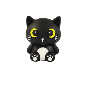 Borracha 3D itotal Gato Preto - Papelaria Encantada