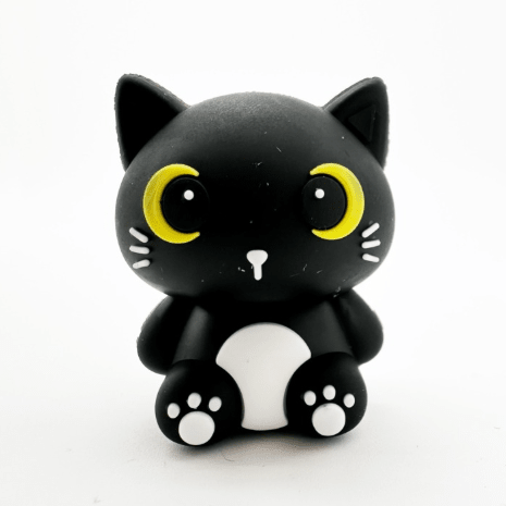 Borracha 3D itotal Gato Preto - Papelaria Encantada