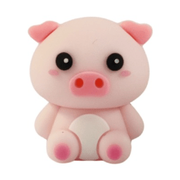 Borracha 3D itotal Porco - Papelaria Encantada