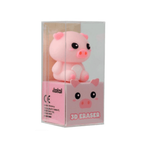 Borracha 3D itotal Porco - Papelaria Encantada