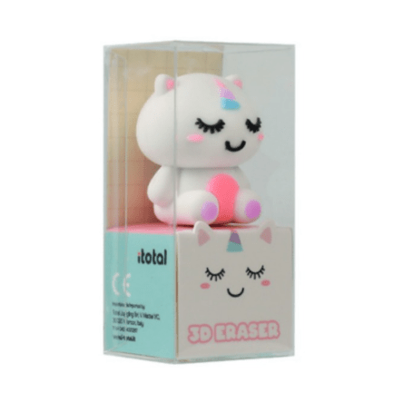 Borracha 3D itotal Unicórnio - Papelaria Encantada