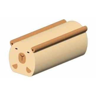 Borracha Capivara itotal - Papelaria Encantada