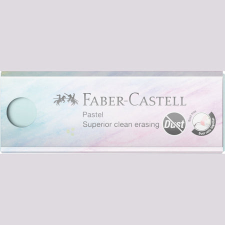 Borracha Dust Free pastel Azul Faber - castell - Papelaria Encantada