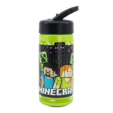 Garrafa Desportiva Minecraft 410 ml com Palhinha e Asa