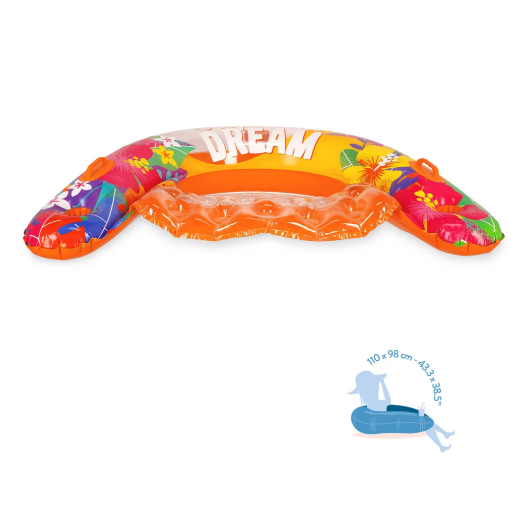 Cadeira insuflável para piscina - Tropicana Dream - Legami - Papelaria Encantada