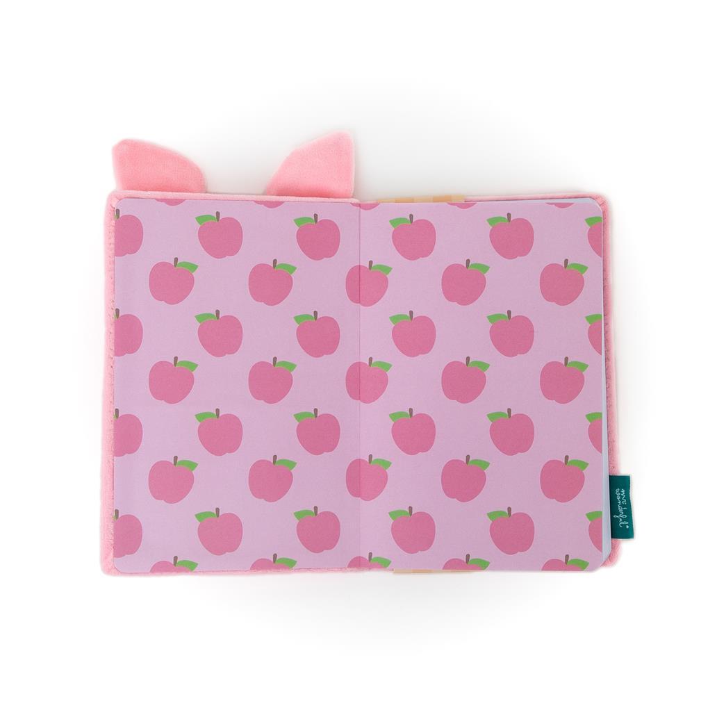 Cadeno A5 Peluche com Bolso - Porco Lazy - Mr Wonderful - Papelaria Encantada