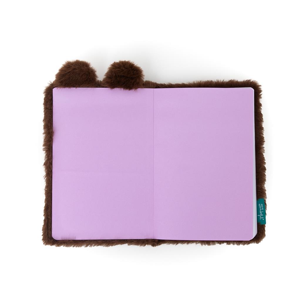 Cadeno A5 Peluche com Bolso - Urso Lazy - Mr wonderful - Papelaria Encantada