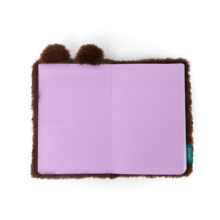Cadeno A5 Peluche com Bolso - Urso Lazy - Mr wonderful - Papelaria Encantada