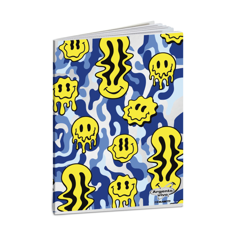 Caderno A4 agraf. Blasetti Pautado - Smile - Papelaria Encantada