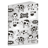 Caderno A4 agraf. Blasetti Pautado - Vacas - Papelaria Encantada