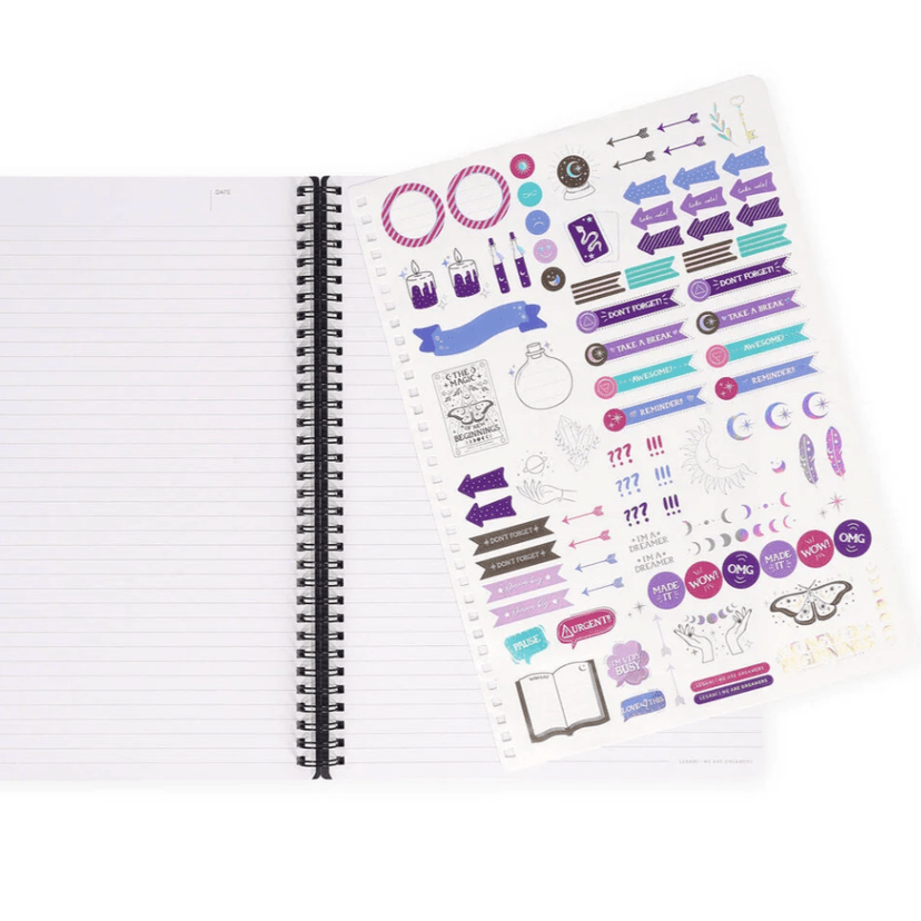 Caderno A4 com linhas Moth Legami - Papelaria Encantada
