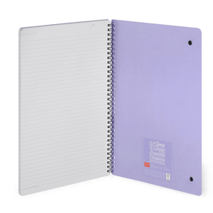 Caderno A4 com linhas Unicórnio Legami - Papelaria Encantada