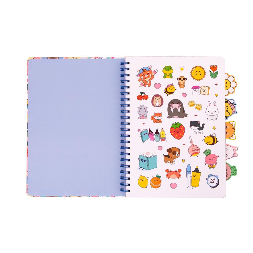 Caderno A4 com Separadores - Wonder Comic - Mr. Wonderful - Papelaria Encantada