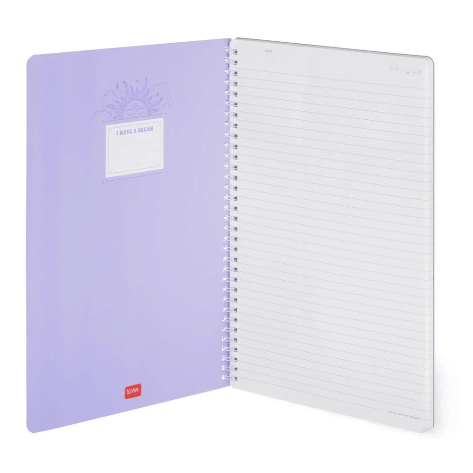 Caderno A4 Legami com linhas e capa dura Espiral - Tarot Ed. Especial - Papelaria Encantada