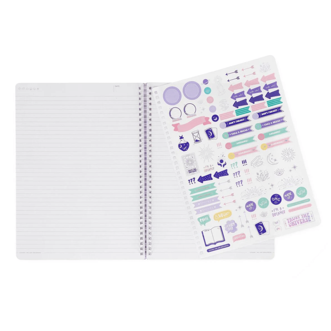 Caderno A4 Legami com linhas e capa dura Espiral - Tarot Ed. Especial - Papelaria Encantada