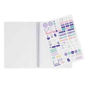 Caderno A4 Legami com linhas e capa dura Espiral - Tarot Ed. Especial - Papelaria Encantada